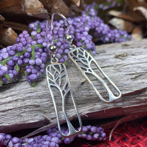 Load image into Gallery viewer, Tree of Life Earrings, Celtic Jewelry, Norse Jewelry, Irish Jewelry, Yoga Jewelry, Anniversary Gift, Friendship Gift, Graduation Gift
