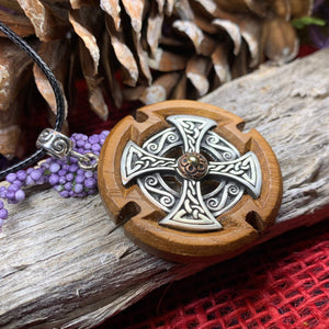 Celtic Cross Necklace, Celtic Necklace, Irish Jewelry, Norse Jewelry, Scotland Jewelry, Anniversary Gift, Boho Jewelry, Scottish Cross Gift