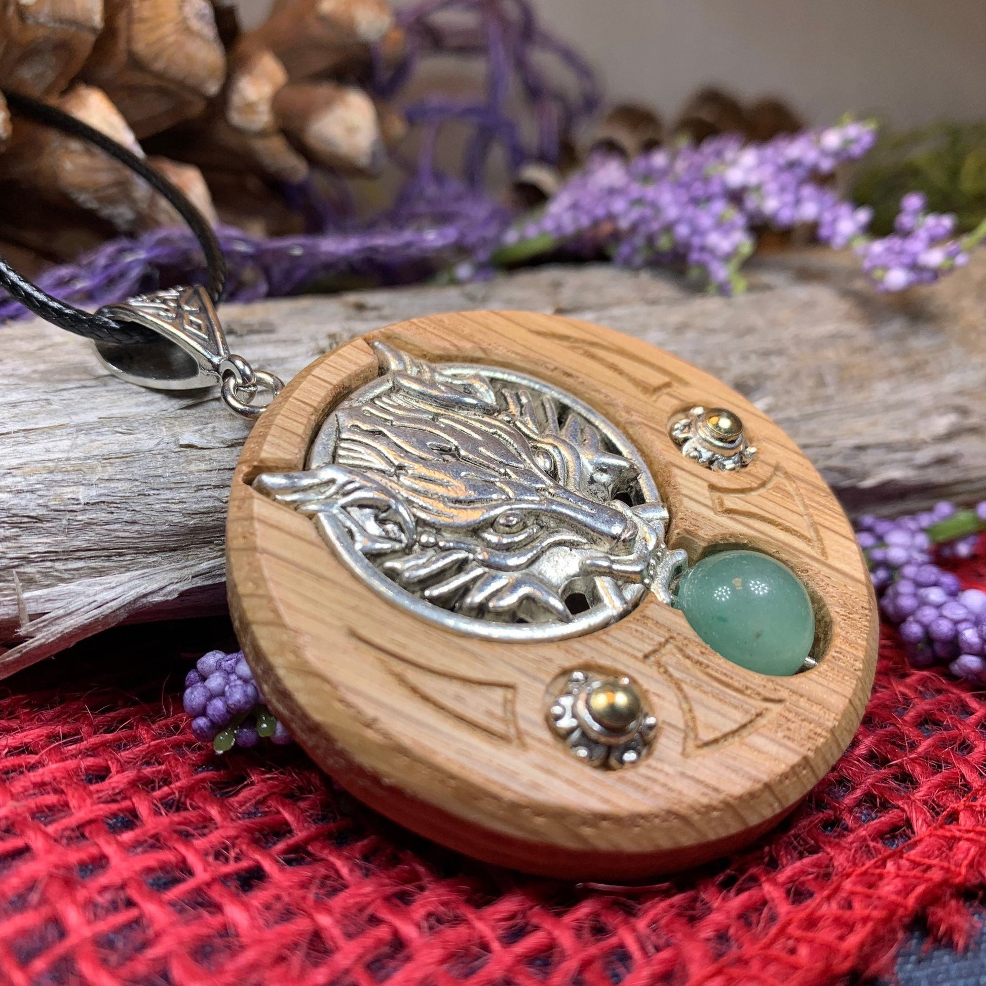 Wolf Necklace, Celtic Necklace, Irish Jewelry, Norse Jewelry, Scotland Jewelry, Anniversary Gift, Boho Jewelry, Fantasy Jewelry, Viking Gift