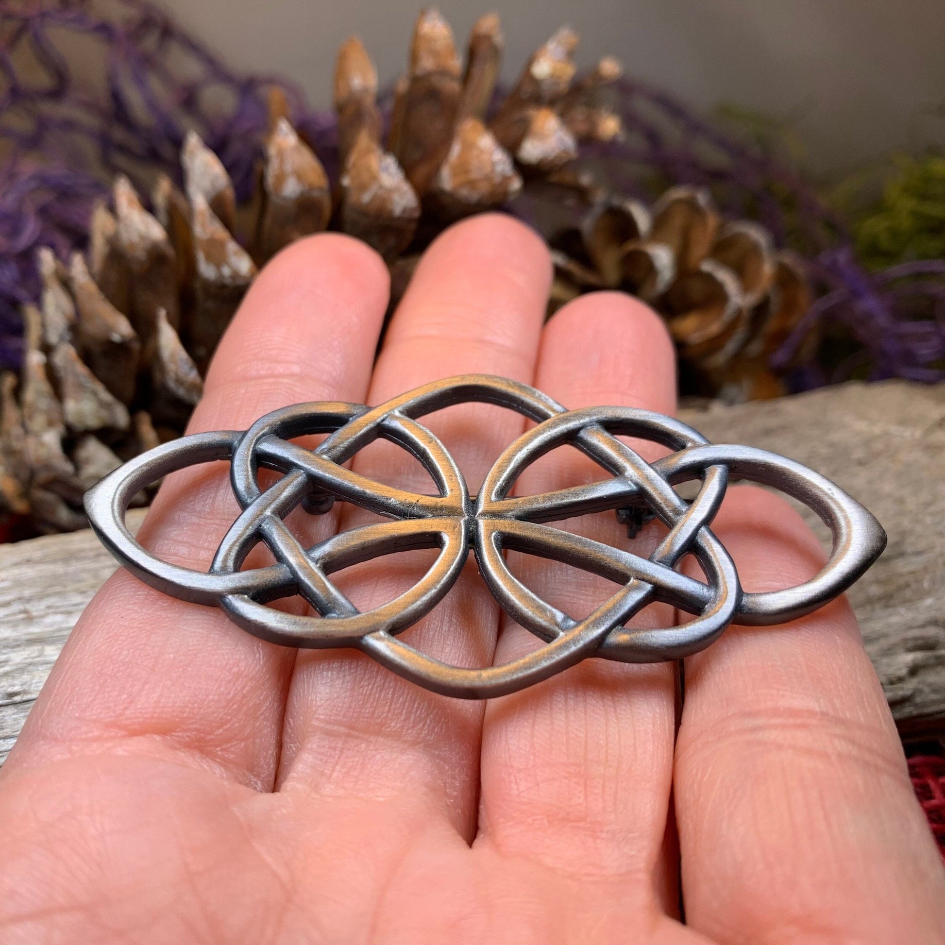 Celtic Knot Brooch, Celtic Jewelry, Irish Jewelry, Scotland Brooch, Celtic Brooch, Anniversary Gift, Celtic Knot Pin, Ireland Gift, Mom Gift