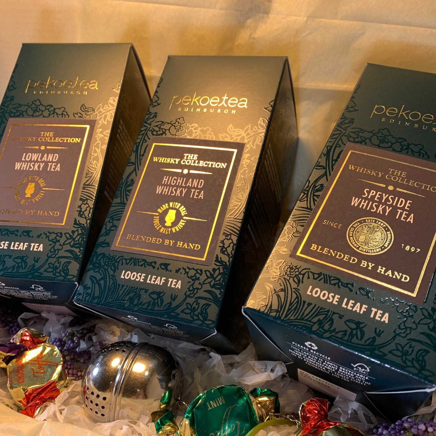 Scottish Whisky Tea Gift Box, Scotland Gift, Scottish Loose Tea Gift, Whiskey Lover Gift, New Home Gift, Get Well Gift, Thank You Gift