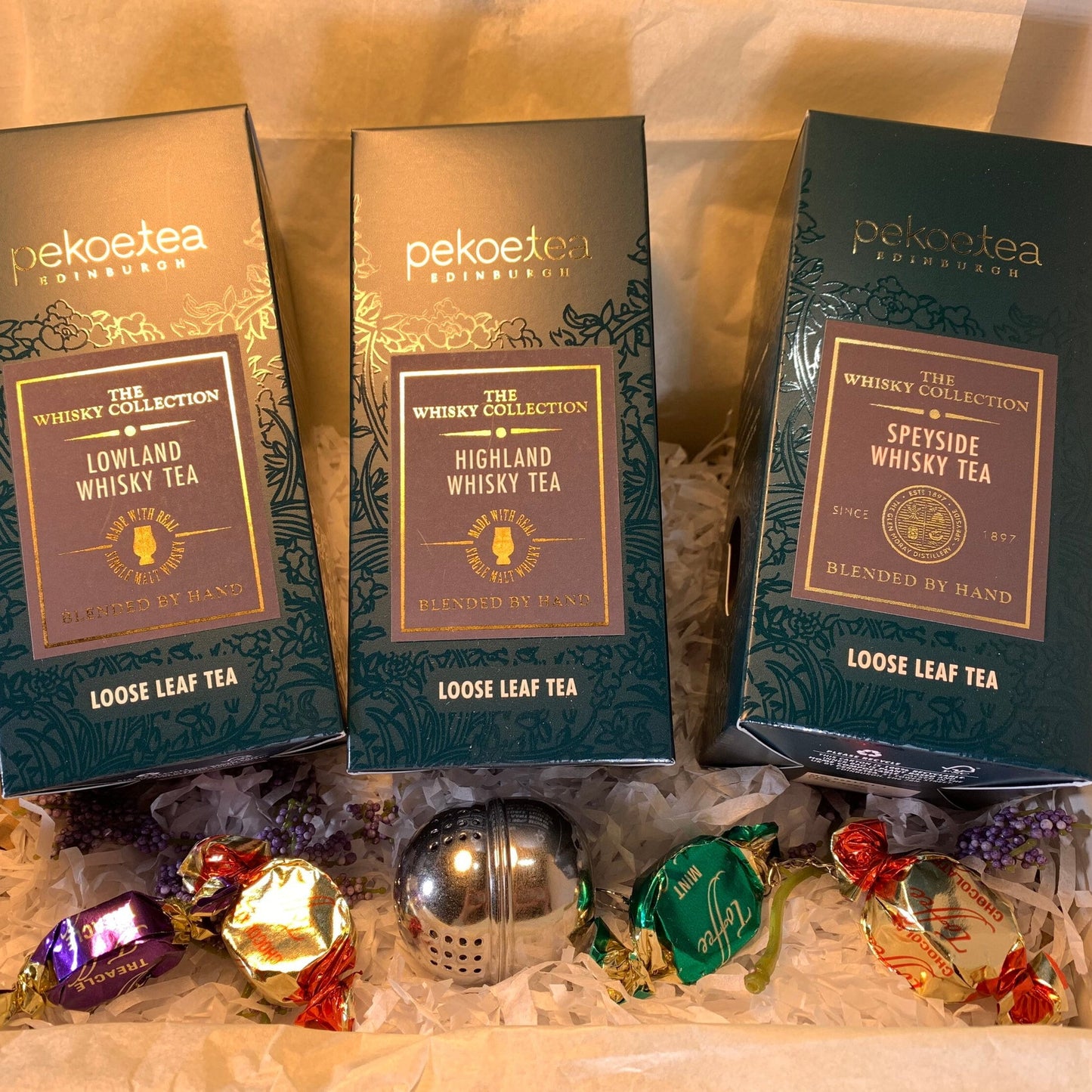 Scottish Whisky Tea Gift Box, Scotland Gift, Scottish Loose Tea Gift, Whiskey Lover Gift, New Home Gift, Get Well Gift, Thank You Gift