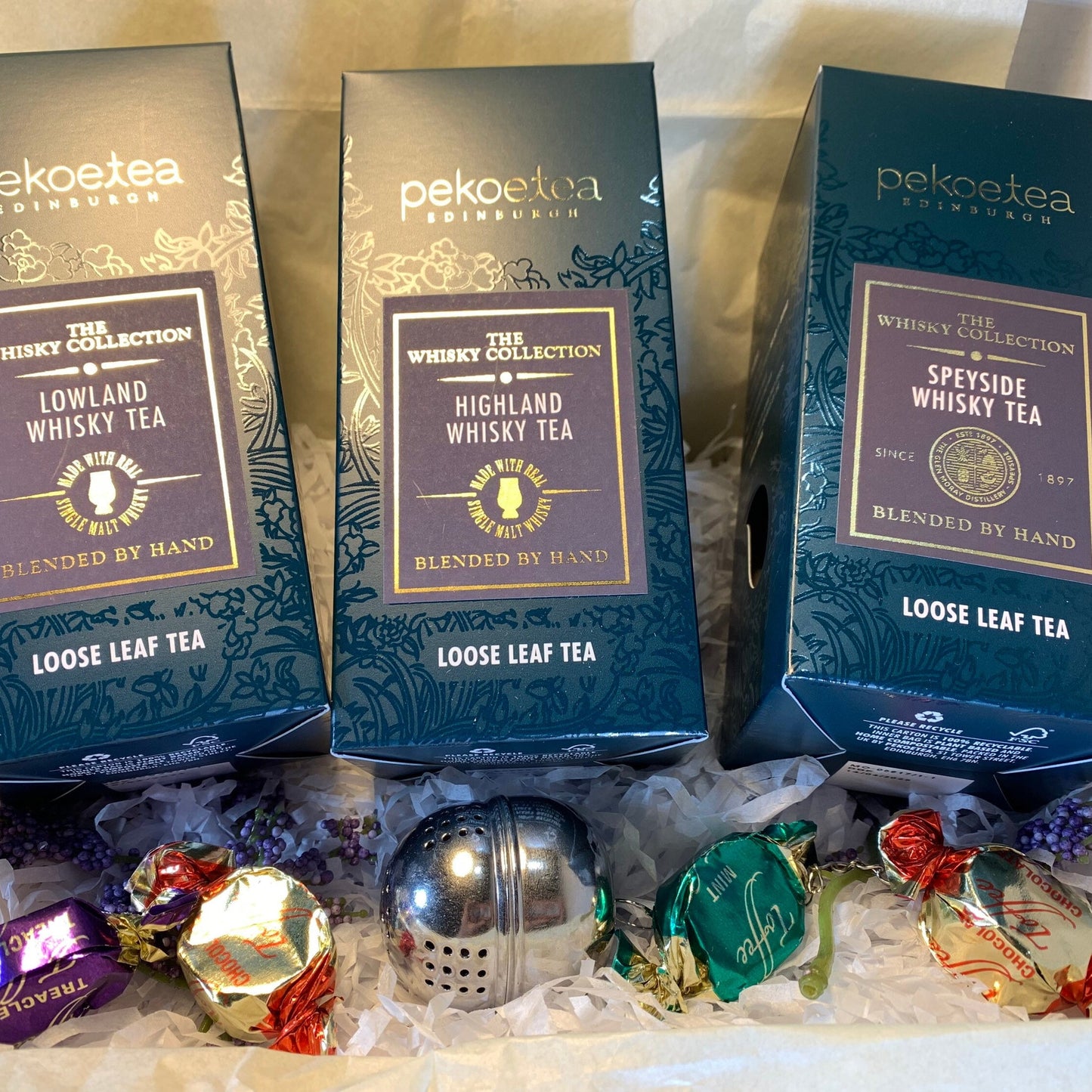 Scottish Whisky Tea Gift Box, Scotland Gift, Scottish Loose Tea Gift, Whiskey Lover Gift, New Home Gift, Get Well Gift, Thank You Gift