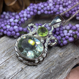 Celtic Necklace, Celtic Pendant, Irish Jewelry, Amethyst Jewelry, Pagan Jewelry, Druid Necklace, Wiccan Jewelry, Scotland Gift