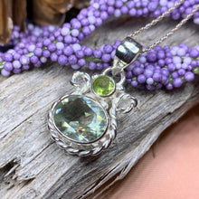 Load image into Gallery viewer, Celtic Necklace, Celtic Pendant, Irish Jewelry, Amethyst Jewelry, Pagan Jewelry, Druid Necklace, Wiccan Jewelry, Scotland Gift
