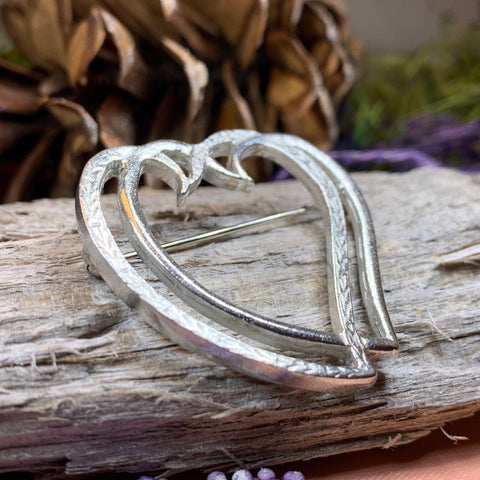 Load image into Gallery viewer, Luckenbooth Brooch, Scotland Jewelry, Mary Queen of Scots, Scotland Pin, Murtagh's Luckenbooth, Anniversary Gift, Bride Pin, Heart Jewelry
