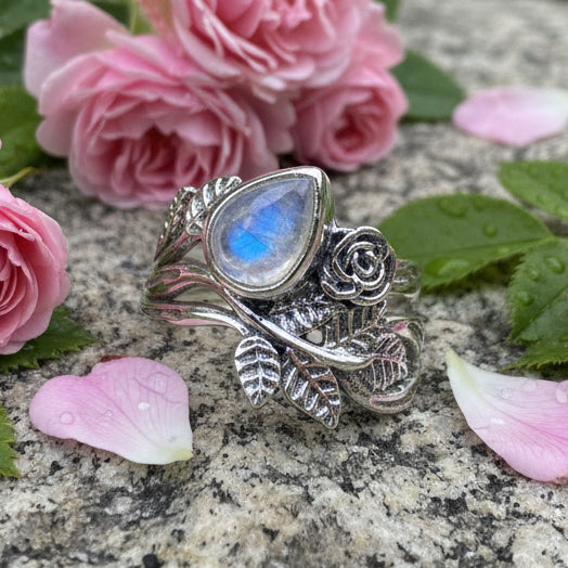 Wild Irish Rose Ring in Sterling Silver — view 6