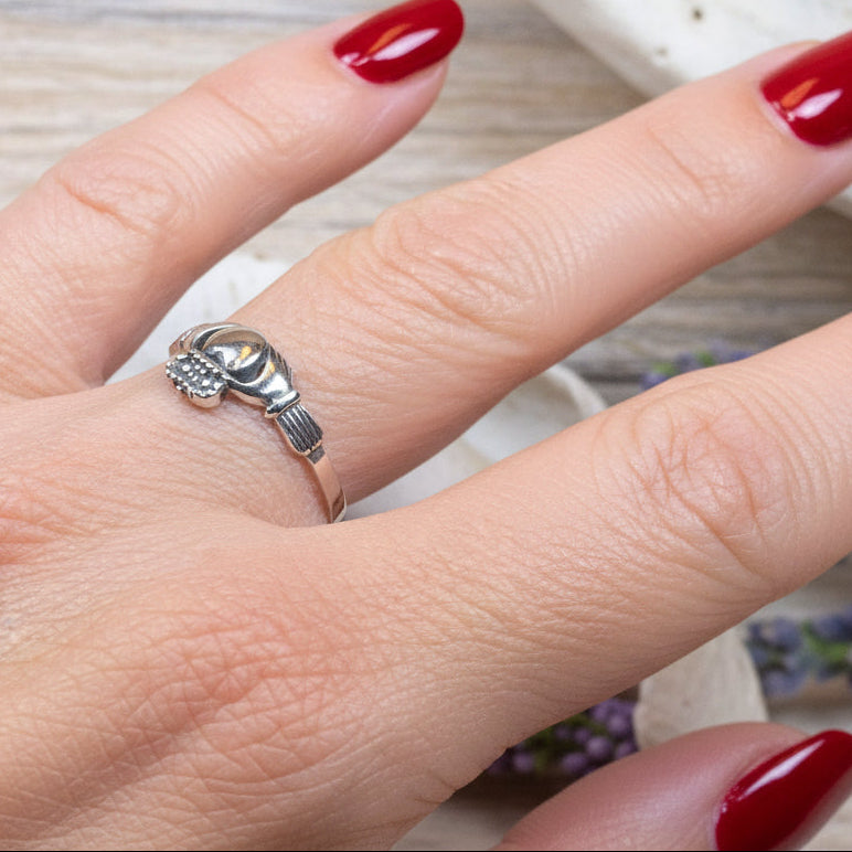 Claddagh Ring, Celtic Jewelry, Irish Jewelry, Celtic Knot Jewelry, Irish Ring, Irish Dance Gift, Anniversary Gift, Bridal Jewelry