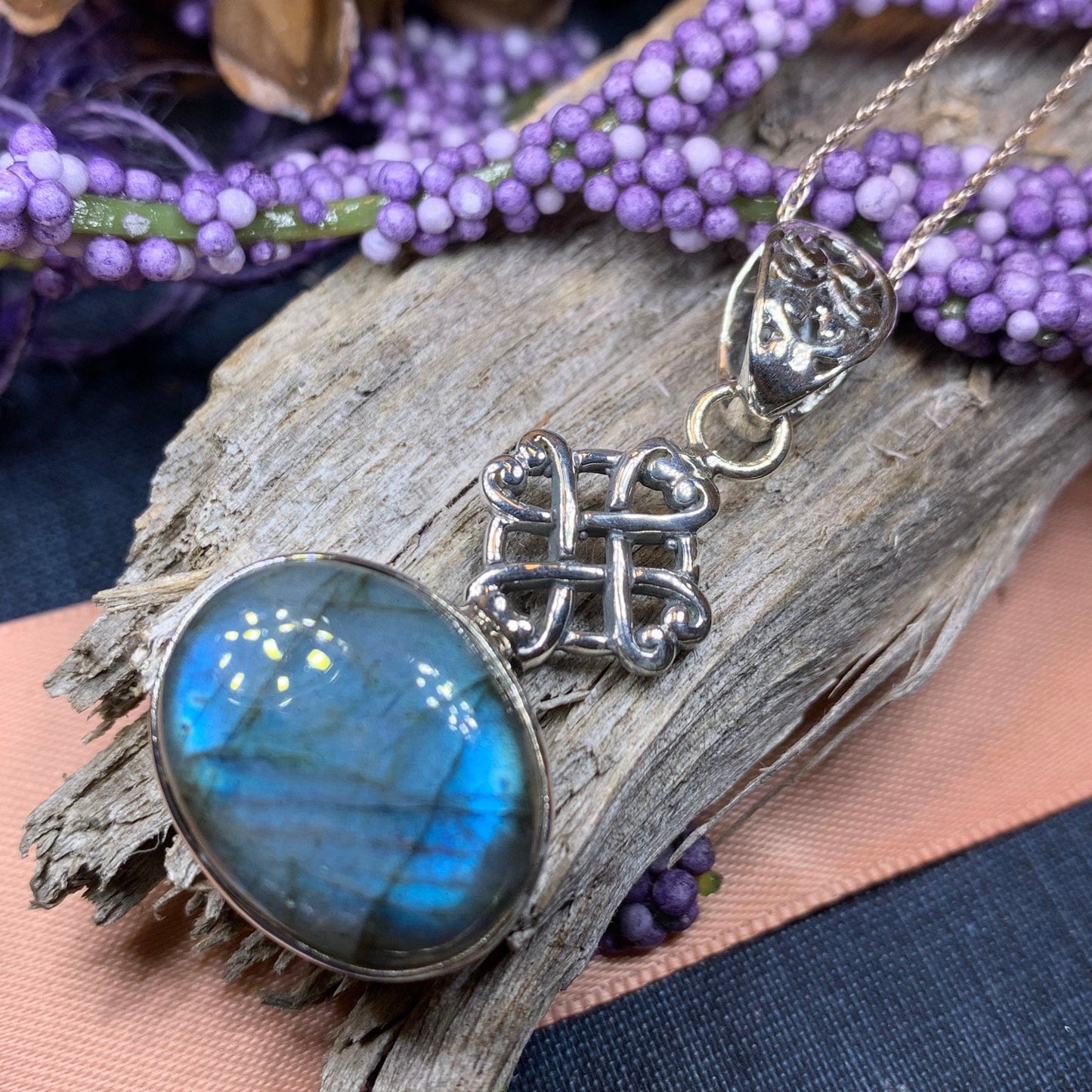 Celtic Necklace, Love Knot Pendant, Celtic Knot Jewelry, Irish Jewelry, Anniversary Gift, Scottish Jewelry, Pagan Necklace, Wife Gift