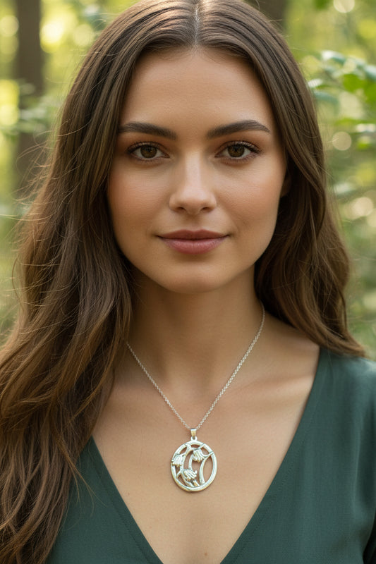Springsong Scottish Bluebell Necklace - Handmade in Scotland — view 6
