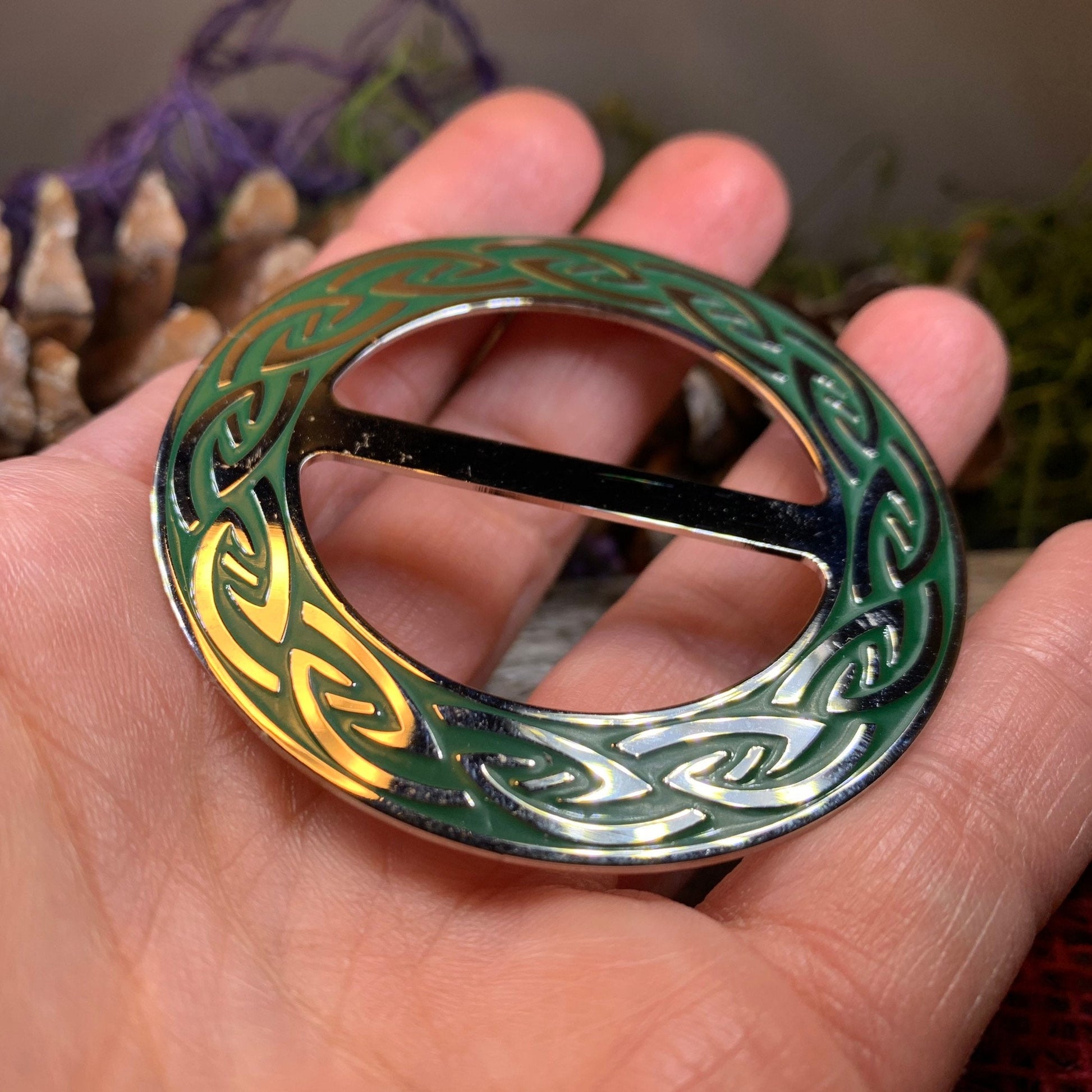 Celtic Knot Scarf Ring, Scotland Jewelry, Pagan Jewelry, Ireland Jewelry, Celtic Jewelry, Mom Gift, Wife Gift, Sister Gift, Friend Gift