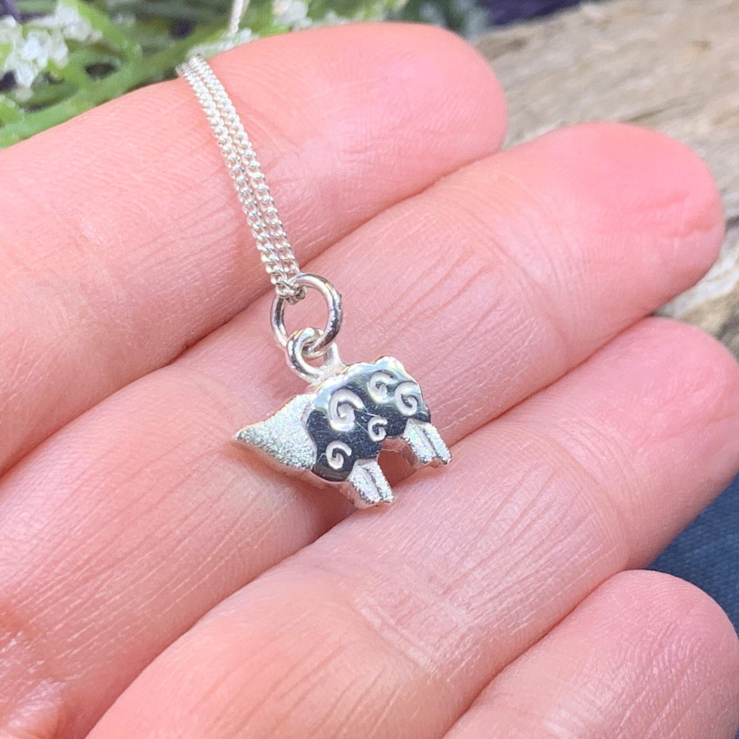 Sheep Necklace, Irish Jewelry, Lamb Jewelry, Nature Necklace, Mom Gift, Animal Jewelry, Gift for Her, Animal Necklace, Best Friend
