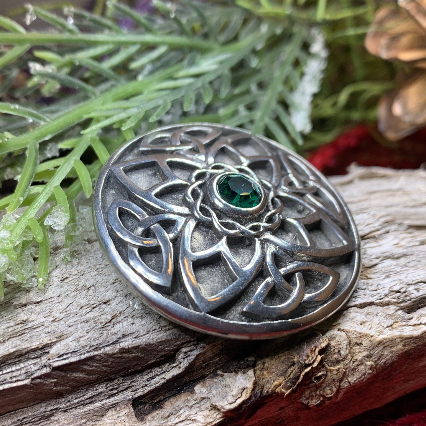 Kora Celtic Knot Brooch — view 3