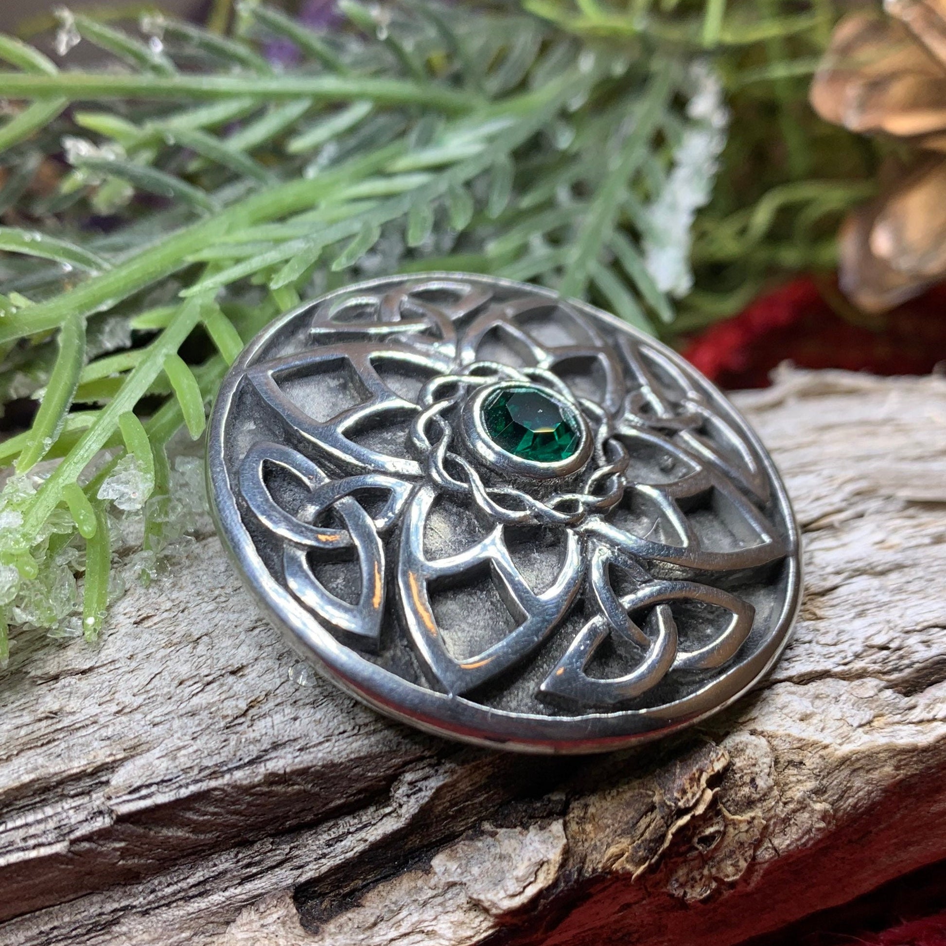 Kora Celtic Knot Brooch — view 3