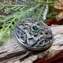 Load image into Gallery viewer, Celtic Knot Brooch, Celtic Pin, Irish Jewelry, Celtic Pin, Wiccan Jewelry, Pewter Mom Gift, Wife Gift, Ireland Pin, Trinity Knot Brooch
