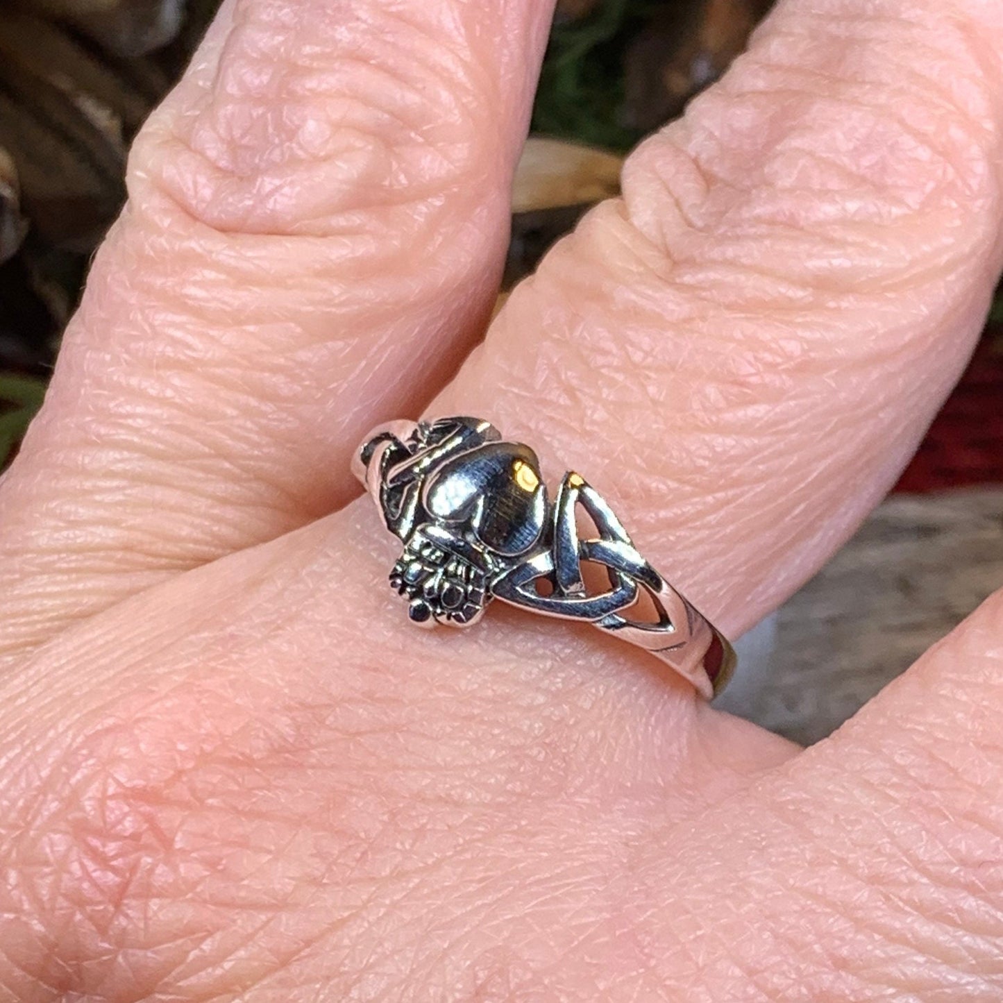Claddagh Ring, Celtic Jewelry, Irish Jewelry, Celtic Knot Jewelry, Irish Ring, Irish Dance Gift, Anniversary Gift, Bridal Ring, Trinity Knot