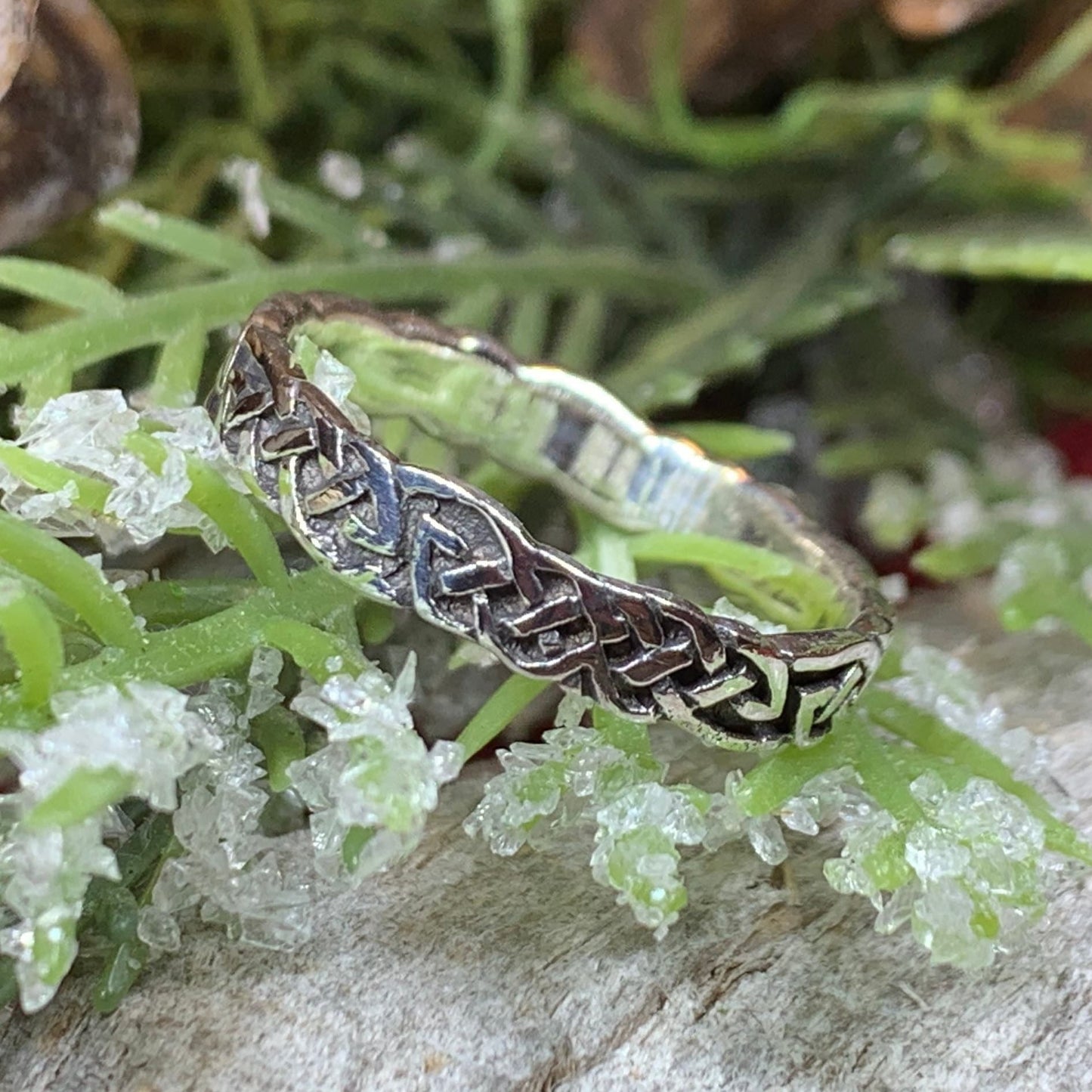 Celtic Knot Ring, Celtic Ring, Silver Irish Ring, Promise Ring, Silver Boho Ring, Irish Dance Gift, Anniversary Gift, Scottish Band Ring