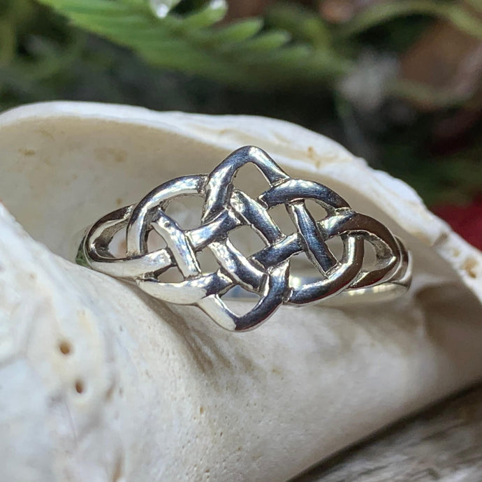 Celtic Knot Ring, Celtic Jewelry, Irish Jewelry, Ireland Jewelry, Trinity Knot Ring, Anniversary Gift, Promise Ring, Scottish Ring, Mom Gift