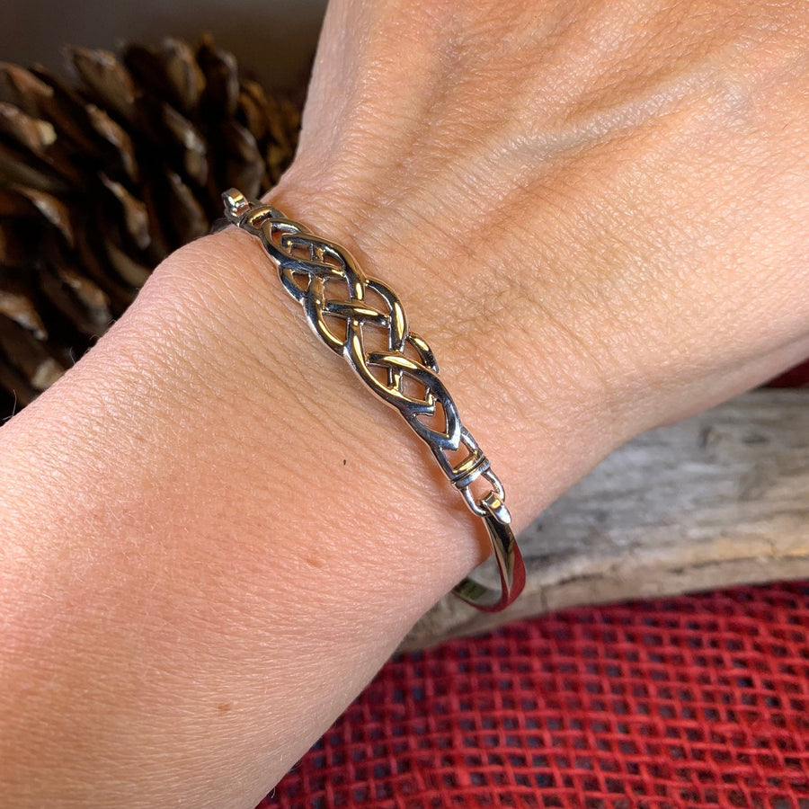 Celtic Knot Bracelet, Celtic Jewelry, Irish Jewelry, Love Knot Jewelry, Bridal Jewelry, Scotland Jewelry, Wife Gift, Ireland Gift, Mom Gift