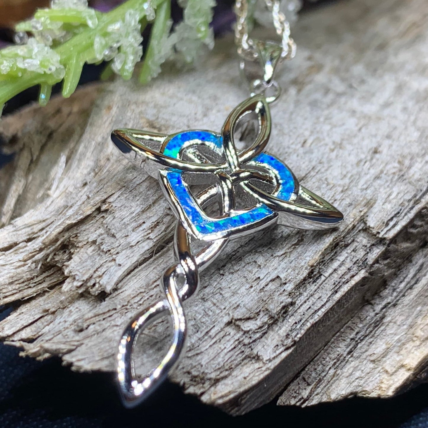 Celtic Cross Necklace, Irish Jewelry, Celtic Jewelry, First Communion Gift, Confirmation Gift, Irish Cross, Religious Jewelry, Opal Mom Gift