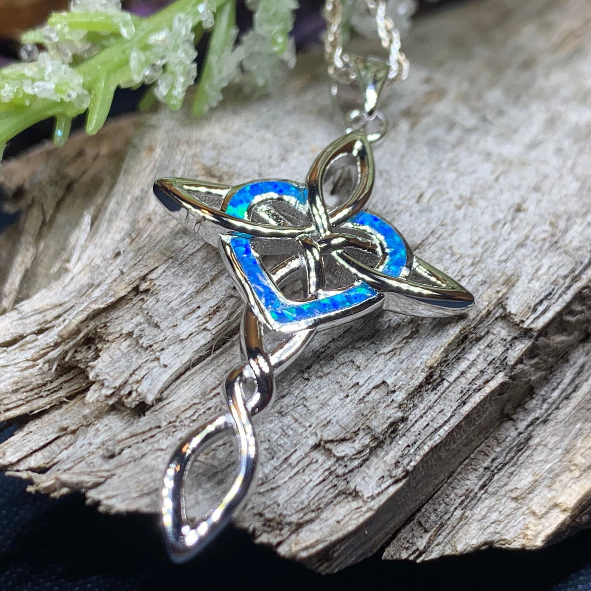 Celtic Cross Necklace, Irish Jewelry, Celtic Jewelry, First Communion Gift, Confirmation Gift, Irish Cross, Religious Jewelry, Opal Mom Gift
