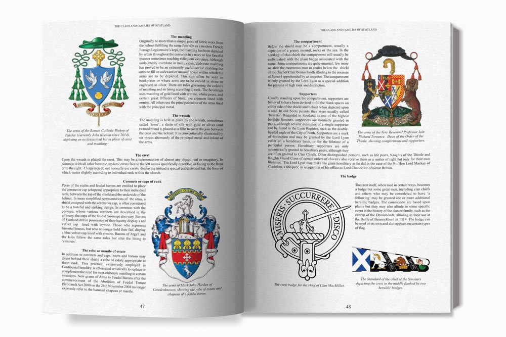 Scottish Clan Book, Scotland Family Clans, Clan Encyclopaedia, Scottish History Book, Hard Cover Book, Bagpiper, Clan Names, Dad Gift