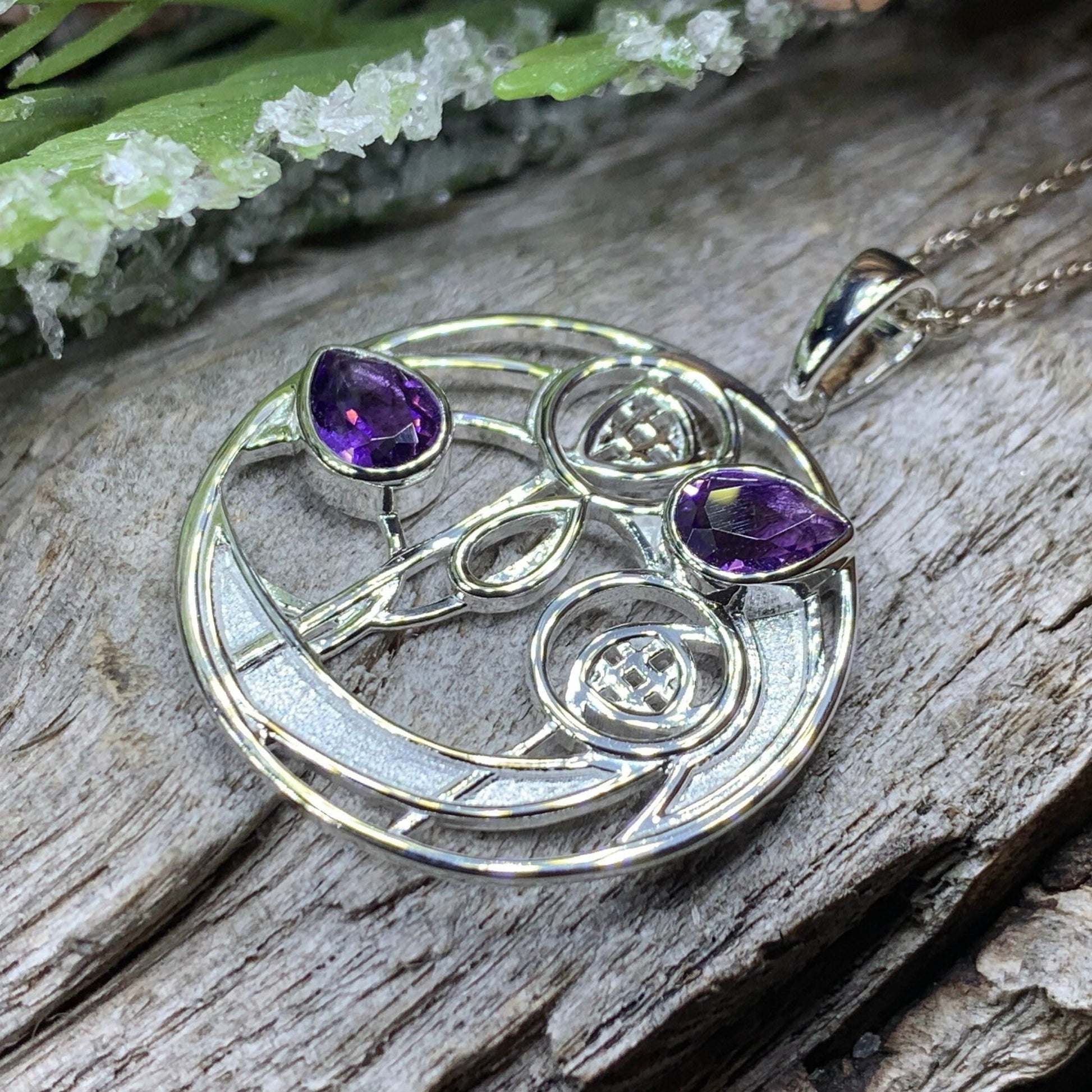 Cairn Impact Mackintosh Amethyst Necklace — view 7