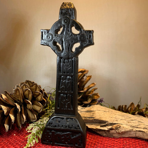Clonmacnois Celtic Cross, Turf High Cross, Irish Cross Statue, Ireland Gift, Irish Turf, Housewarming Gift, New Home Gift, Confirmation Gift