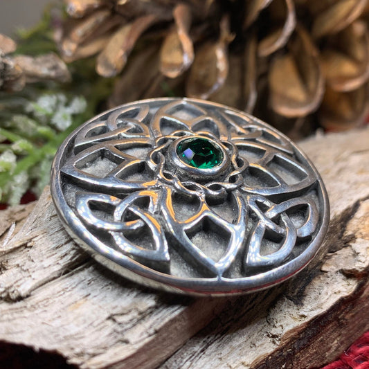 Celtic Knot Brooch, Celtic Pin, Irish Jewelry, Celtic Pin, Wiccan Jewelry, Pewter Mom Gift, Wife Gift, Ireland Pin, Trinity Knot Brooch