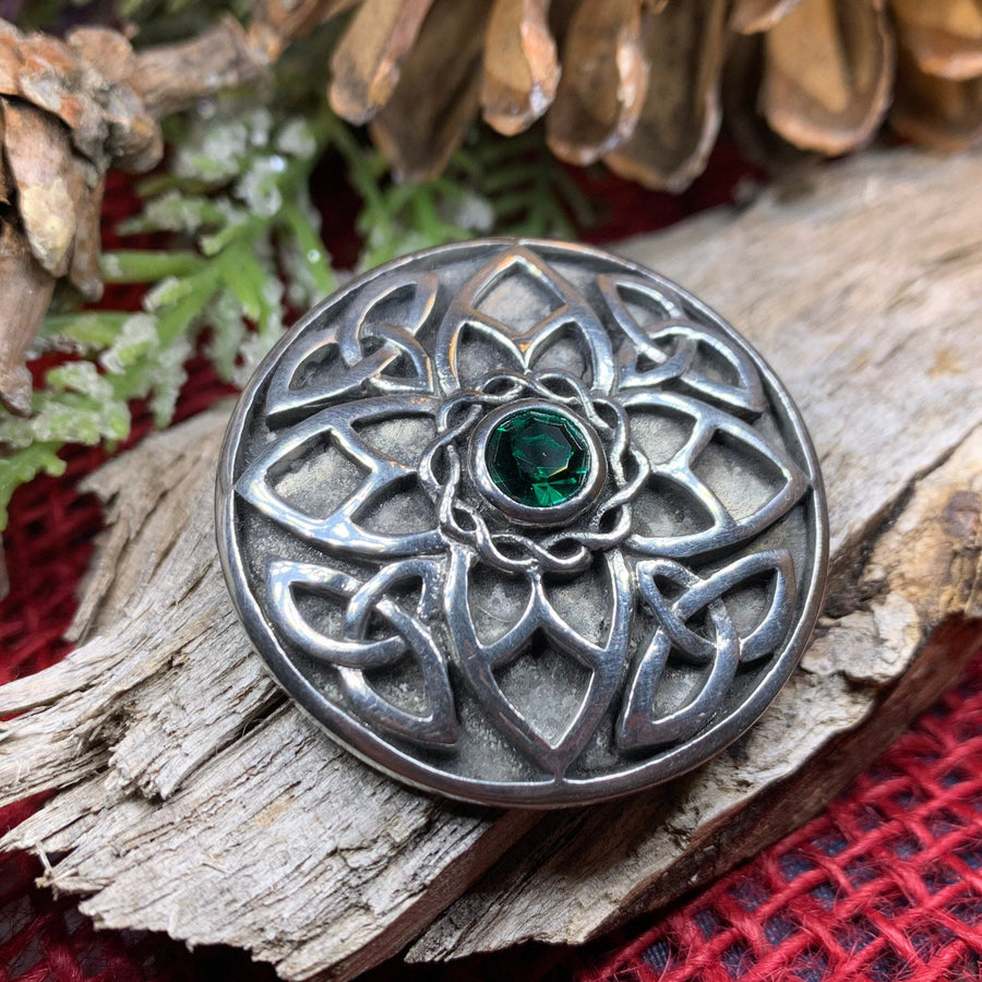 Celtic Knot Brooch, Celtic Pin, Irish Jewelry, Celtic Pin, Wiccan Jewelry, Pewter Mom Gift, Wife Gift, Ireland Pin, Trinity Knot Brooch