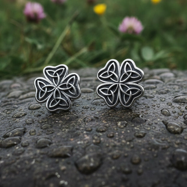 Celtic Knot Earrings, Irish Jewelry, Celtic Jewelry, Anniversary Gift, Bridal Jewelry, Norse Jewelry, Yoga Jewelry, Wiccan Jewelry