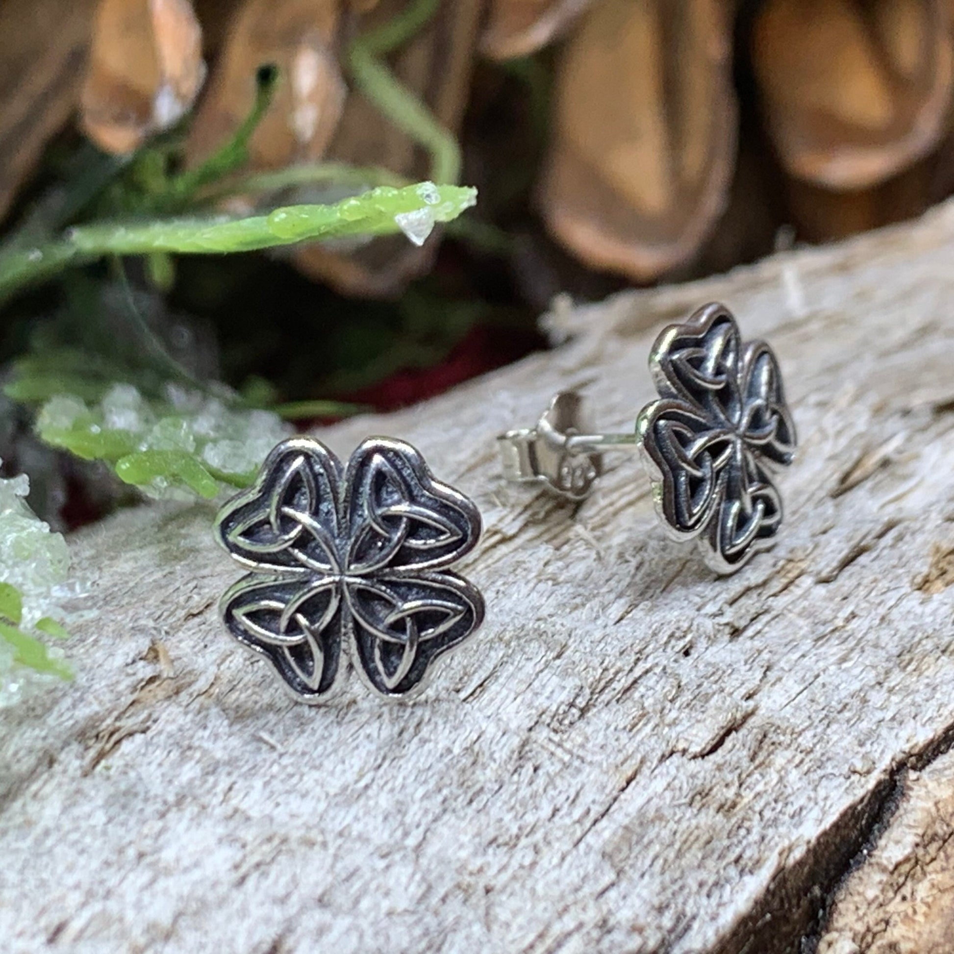 Celtic Knot Earrings, Irish Jewelry, Celtic Jewelry, Anniversary Gift, Bridal Jewelry, Norse Jewelry, Yoga Jewelry, Wiccan Jewelry