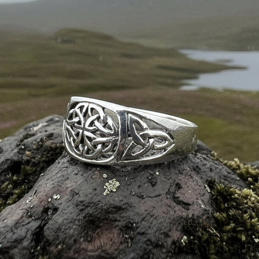 Celtic Knot Ring, Celtic Jewelry, Irish Jewelry, Scotland Jewelry, Irish Ring, Silver Ring, Anniversary Gift, Promise Ring, Scottish Ring