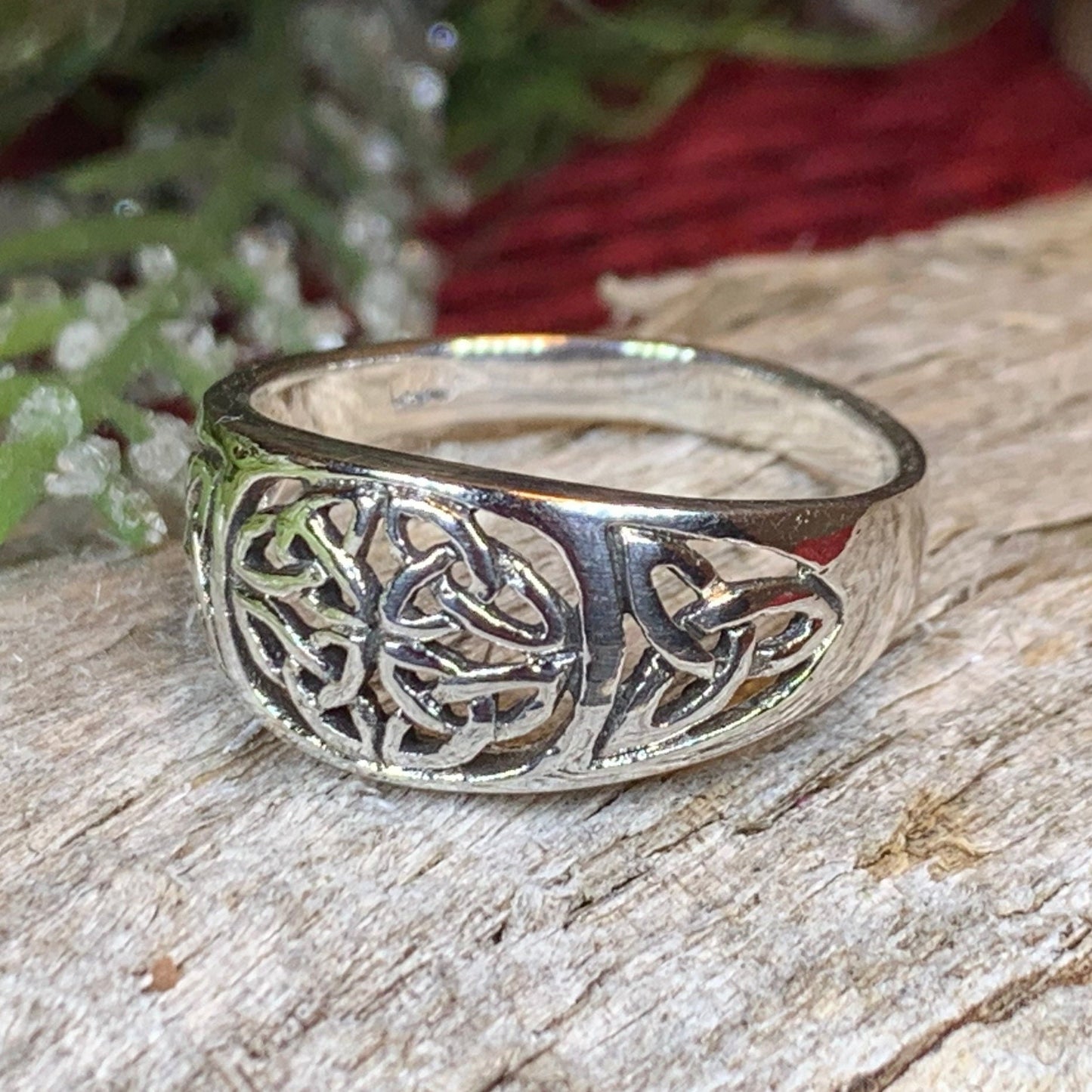 Celtic Knot Ring, Celtic Jewelry, Irish Jewelry, Scotland Jewelry, Irish Ring, Silver Ring, Anniversary Gift, Promise Ring, Scottish Ring