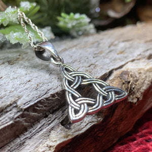 Celtic Knot Necklace, Scotland Jewelry, Irish Jewelry, Scottish Jewelry, Trinity Knot Pendant, Celtic Pendant, Anniversary Gift, Wife Gift
