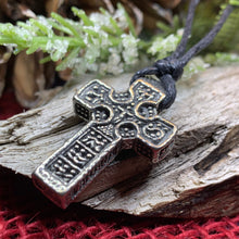 Load image into Gallery viewer, Celtic Cross Necklace, Claddagh Cross, Ireland Pendant, First Communion, Confirmation, Irish Cross, Religious Jewelry, Christian Jewelry
