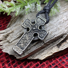 Load image into Gallery viewer, Celtic Cross Necklace, Irish Cross, Cross Necklace, First Communion Cross, Religious Gift, Cross Pendant

