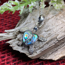 Load image into Gallery viewer, Turtle Necklace, Nature Necklace, Ocean Jewelry, Graduation Gift, Anniversary Gift, Sea Turtle Necklace, Mom Gift, Nautical Jewelry
