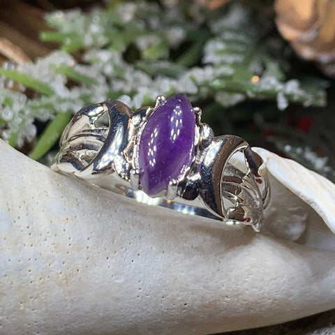 Load image into Gallery viewer, Triple Moon Ring, Celtic Jewelry, Celestial Jewelry, Goddess Jewelry, Moon Ring, Wiccan Jewelry, Anniversary Gift, Promise Ring, Wife Gift
