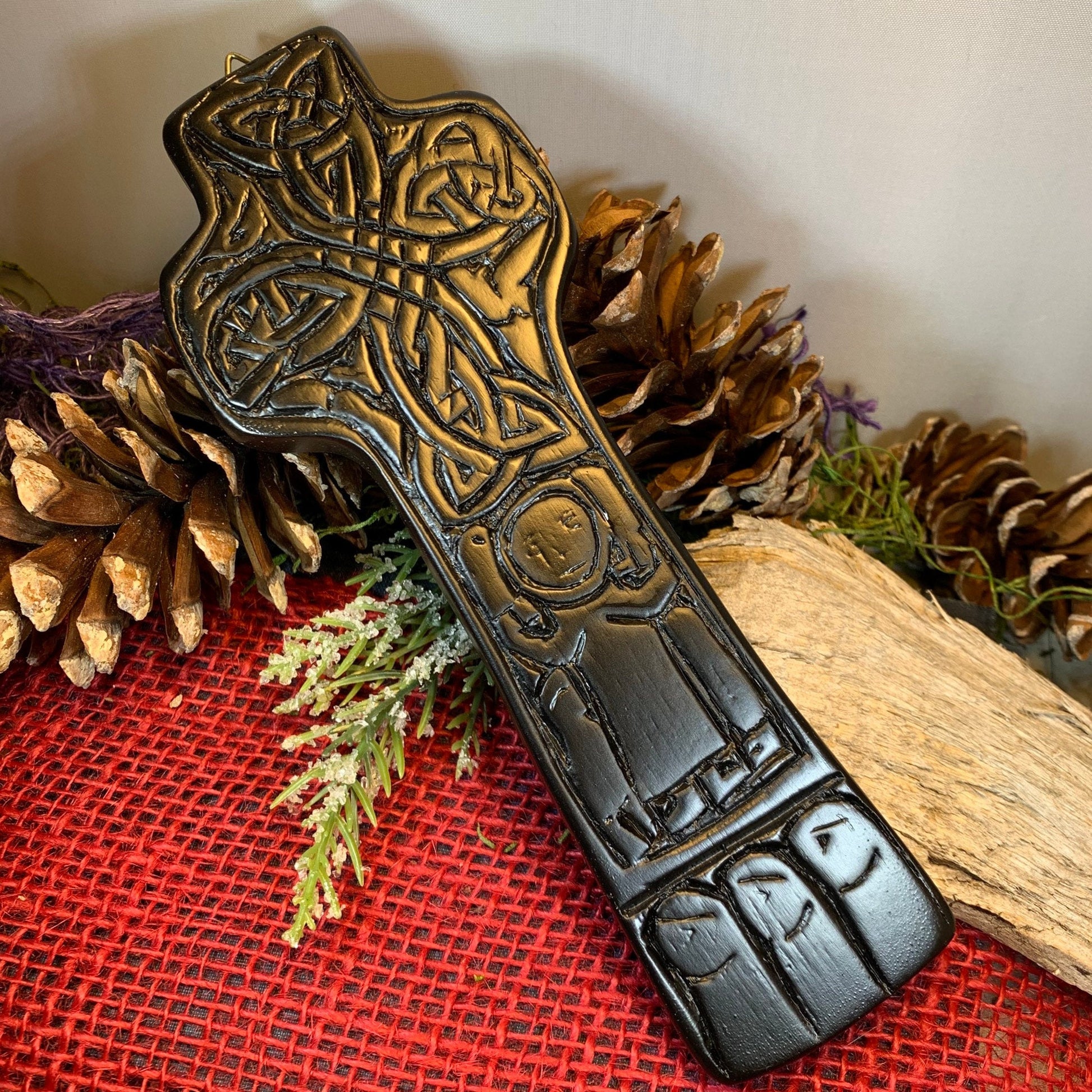 Saint Patrick Celtic Cross, Turf High Cross, Irish Cross Statue, Ireland Gift, Irish Turf, Housewarming Gift, New Home Gift, Confirmation