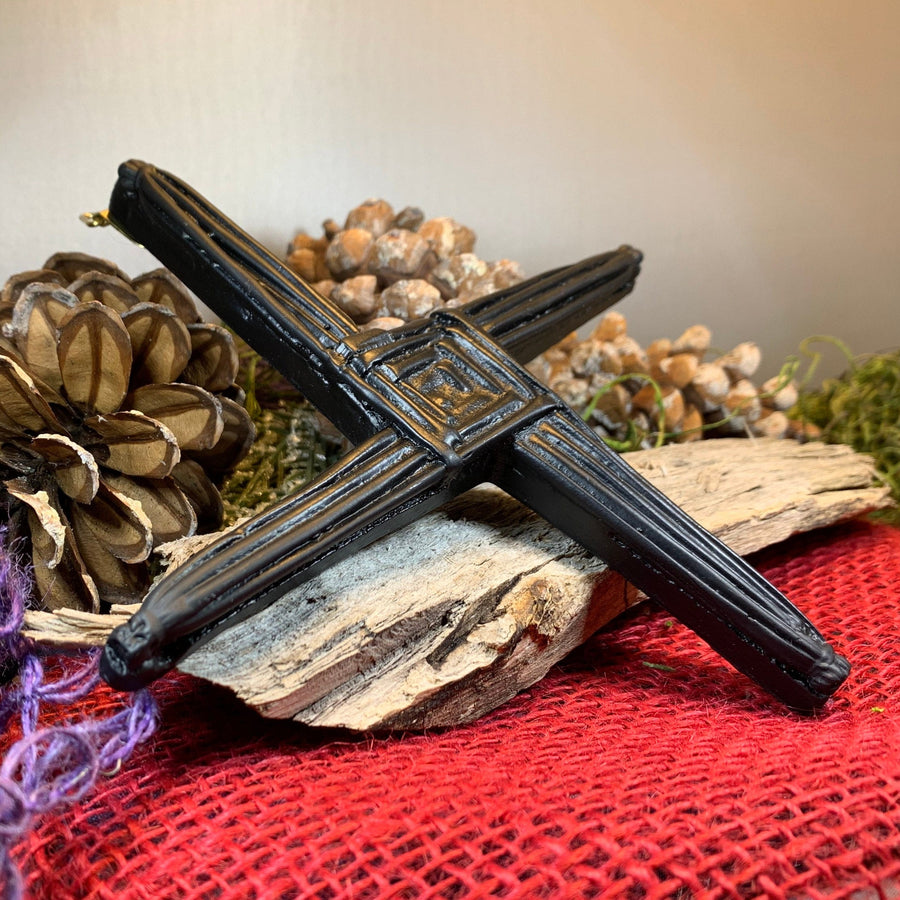 Saint Brigid's Celtic Cross, Turf Cross, Irish Cross Wall Plaque, Ireland Gift, Irish Turf, Housewarming Gift, New Home Gift, Confirmation