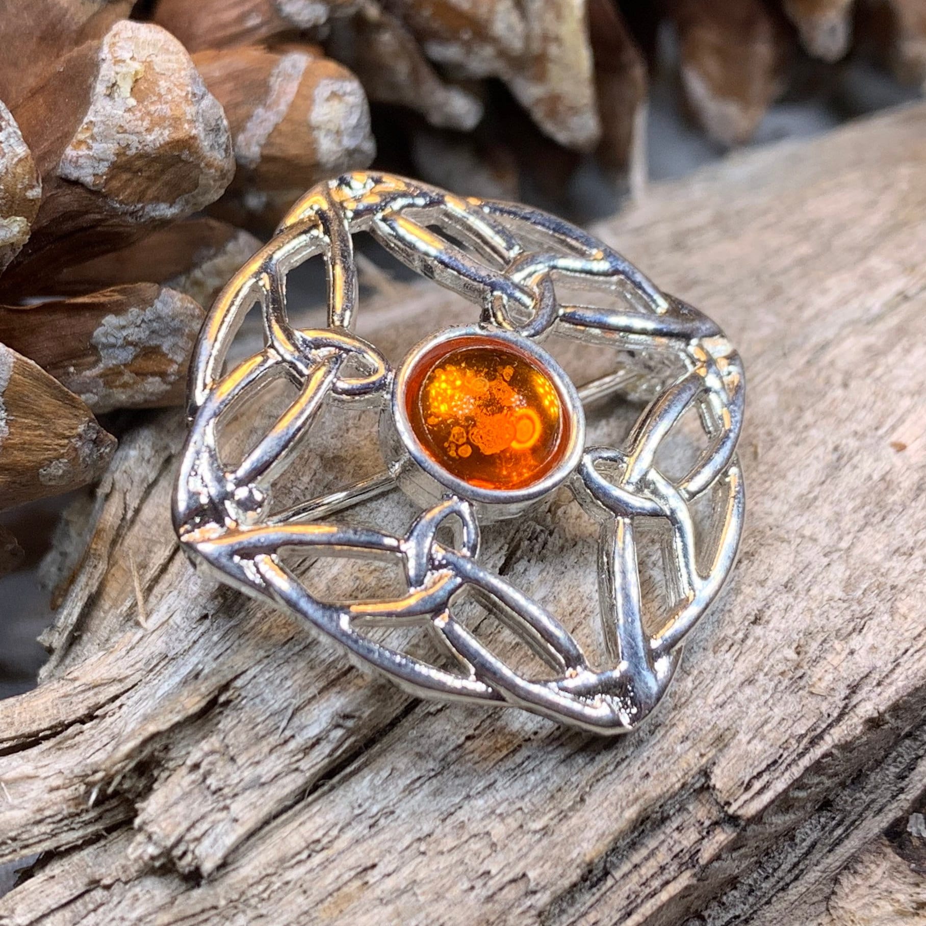 Celtic Brooch, Irish Pennanular Pin, Irish Jewelry, Scottish Brooch, Celtic Pin, Ireland Gift, Plaid Pin, Tartan Pin, Wiccan Jewelry