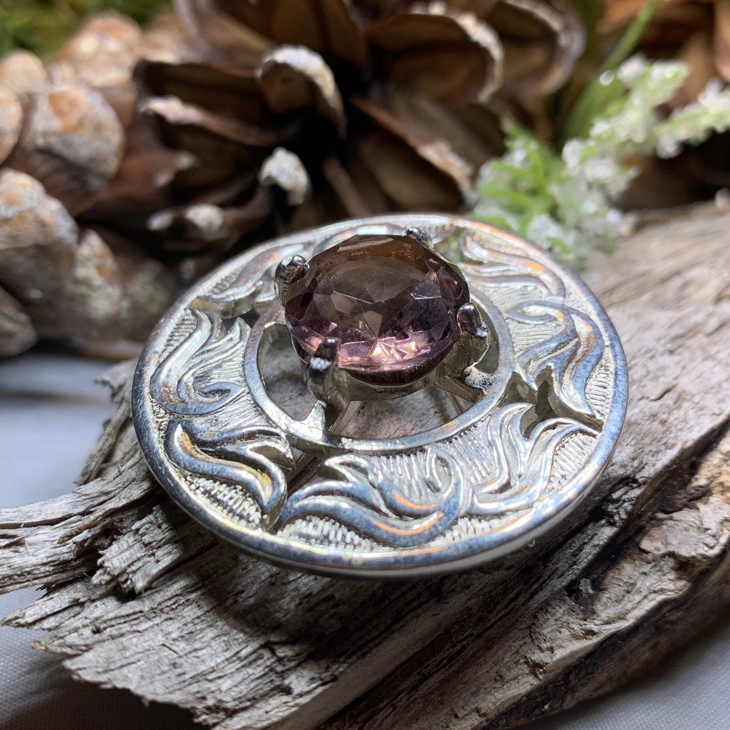 Celtic Brooch, Irish Pin, Scotland Jewelry, Scottish Brooch, Celtic Pin, Ireland Gift, Plaid Pin, Tartan Pin, Wiccan Jewelry, Mom Gift
