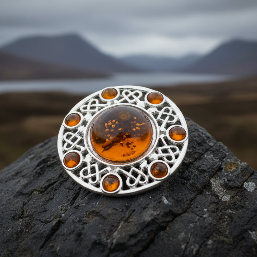 Corori Celtic Brooch - Handmade in Scotland — view 2