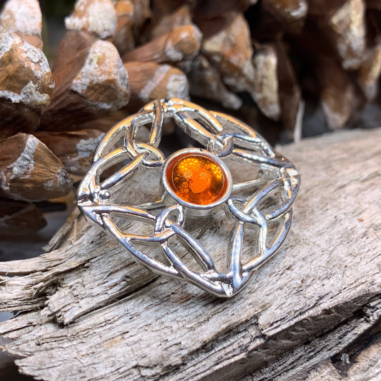 Celtic Brooch, Irish Pennanular Pin, Irish Jewelry, Scottish Brooch, Celtic Pin, Ireland Gift, Plaid Pin, Tartan Pin, Wiccan Jewelry