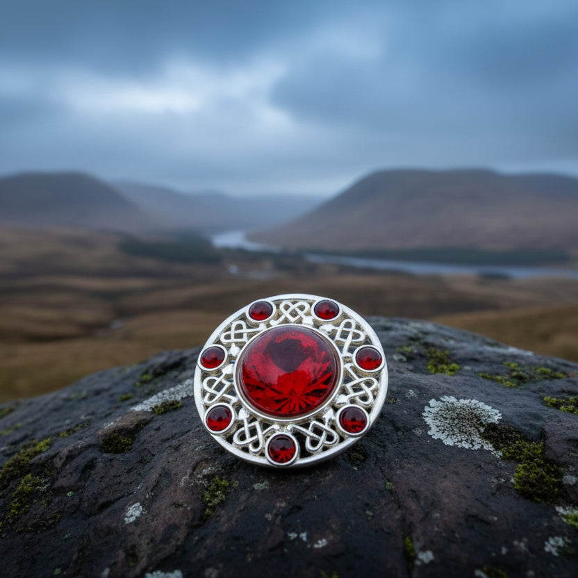 Celtic Brooch, Irish Viking Pin, Irish Jewelry, Scottish Brooch, Celtic Pin, Ireland Gift, Plaid Pin, Tartan Pin, Wiccan Jewelry