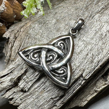 Load image into Gallery viewer, Celtic Knot Necklace, Celtic Pendant, Irish Jewelry, Norse Jewelry, Triquetra Jewelry, Trinity Knot Necklace, Scottish Pendant, Wife Gift
