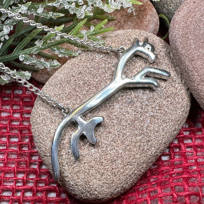 Celtic Horse Necklace, Uffington White Horse, Horse Lover Gift, Animal Lover Gift, Nature Jewelry, Horseback Rider Gift, Equestrian Gift