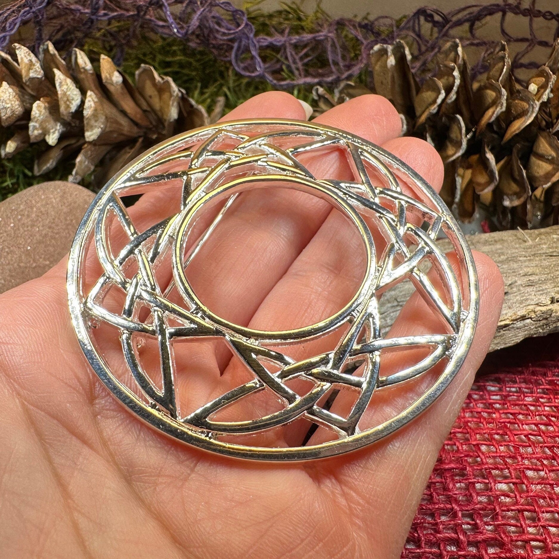 Celtic Knot Brooch, Celtic Jewelry, Irish Jewelry, Scotland Brooch, Celtic Brooch, Anniversary Gift, Celtic Knot Pin, Ireland Gift, Norse