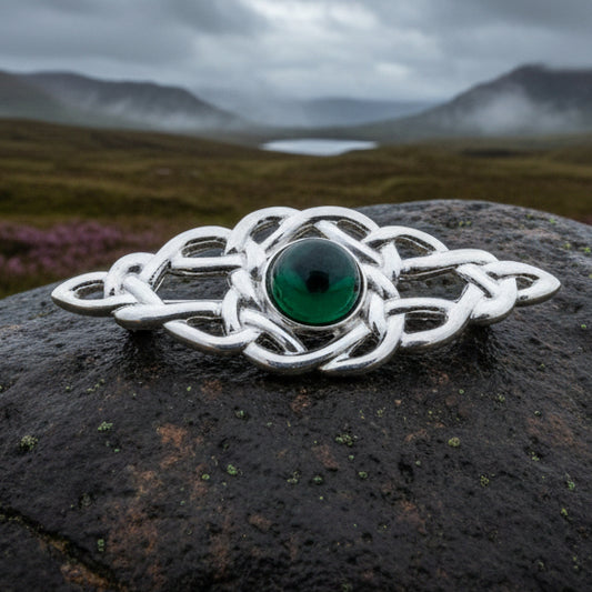 Celtic Brooch, Scottish Bar Pin, Irish Jewelry, Scottish Brooch, Celtic Pin, Ireland Gift, Plaid Pin, Tartan Pin, Wiccan Jewelry, Mom Gift